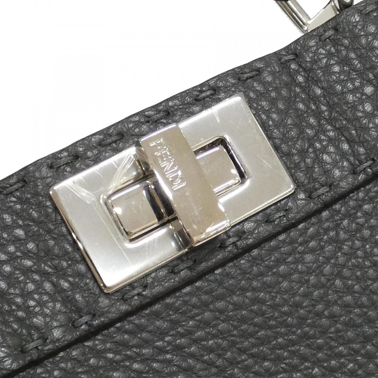 Fendi Selleria Peekaboo Iseeu Calf Handbag Travel Bag