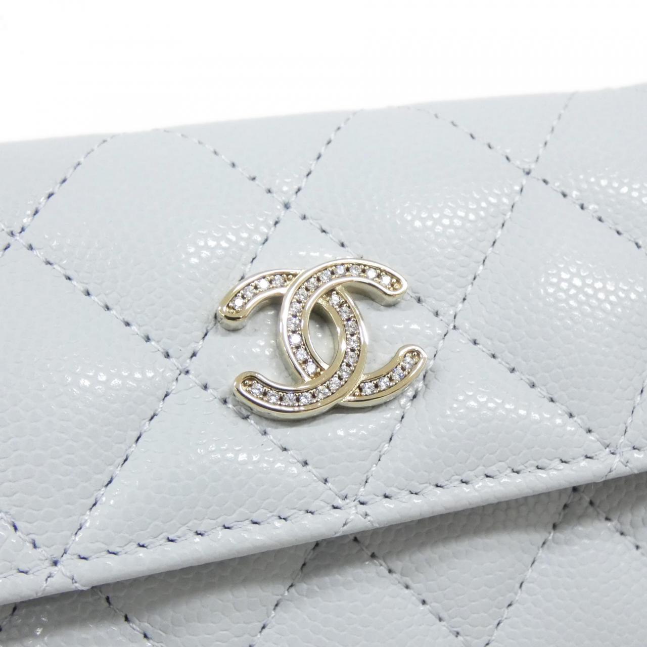 Chanel Caviar Skin Card Case Bag