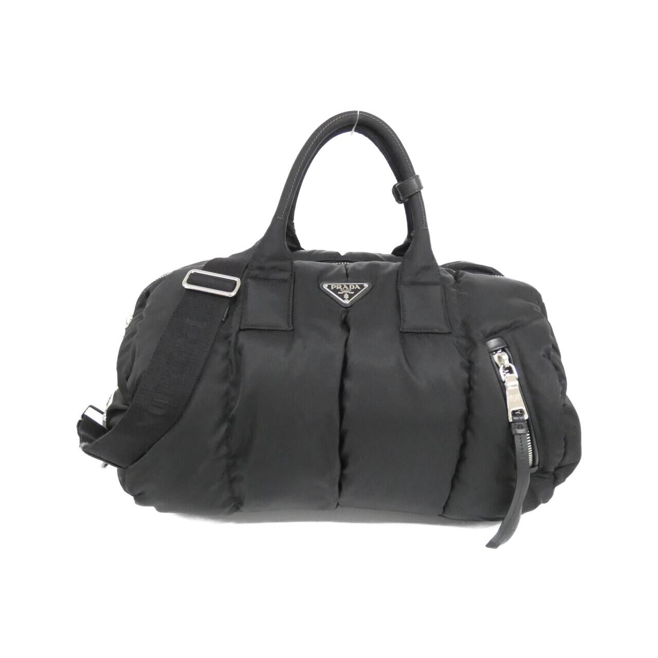 Prada Tessuto Bomber Boston Bag Travel Bag