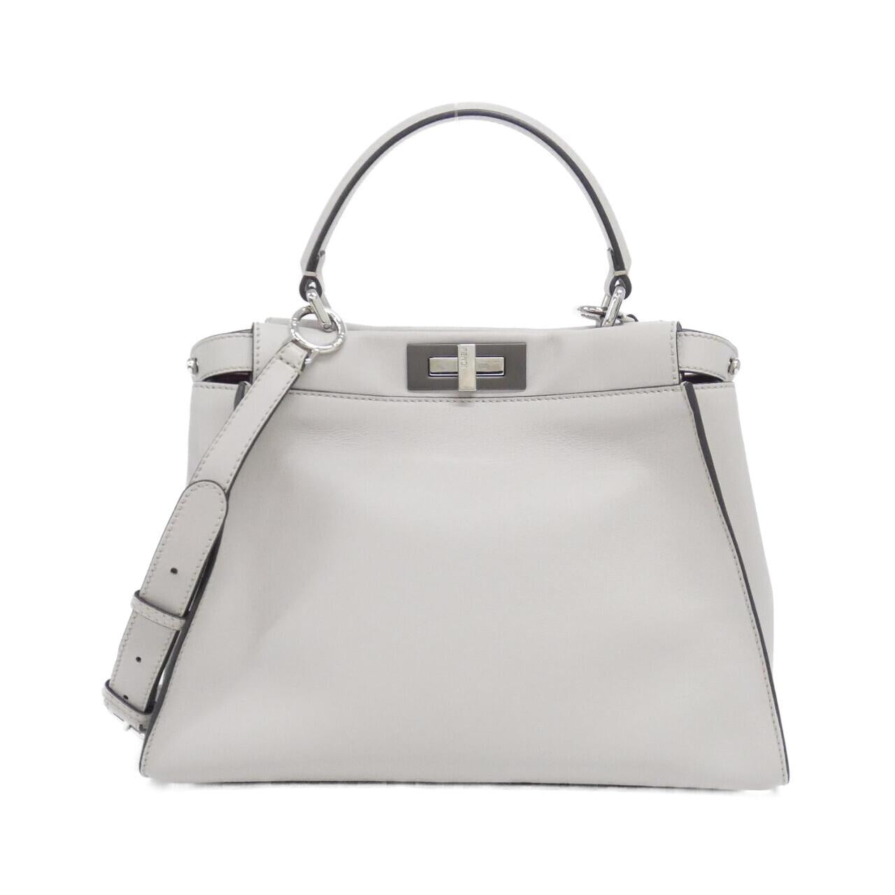 Fendi Peekaboo Calf Handbag Travel Bag