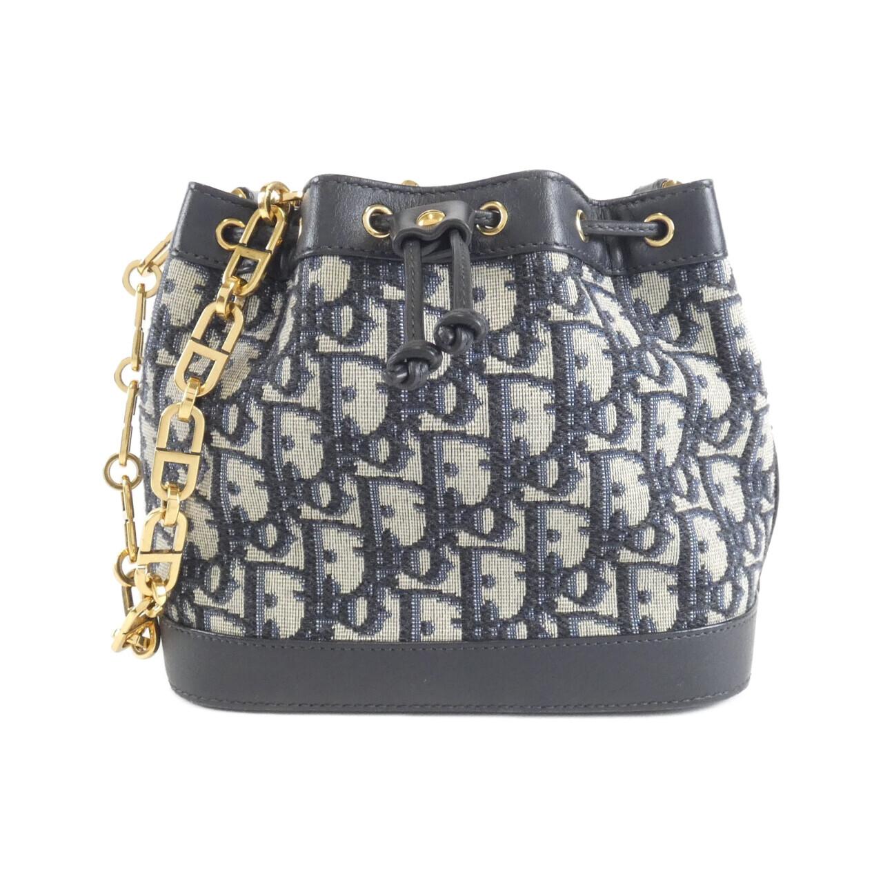 Dior Christian Oblique Shoulder Bag Canvas
