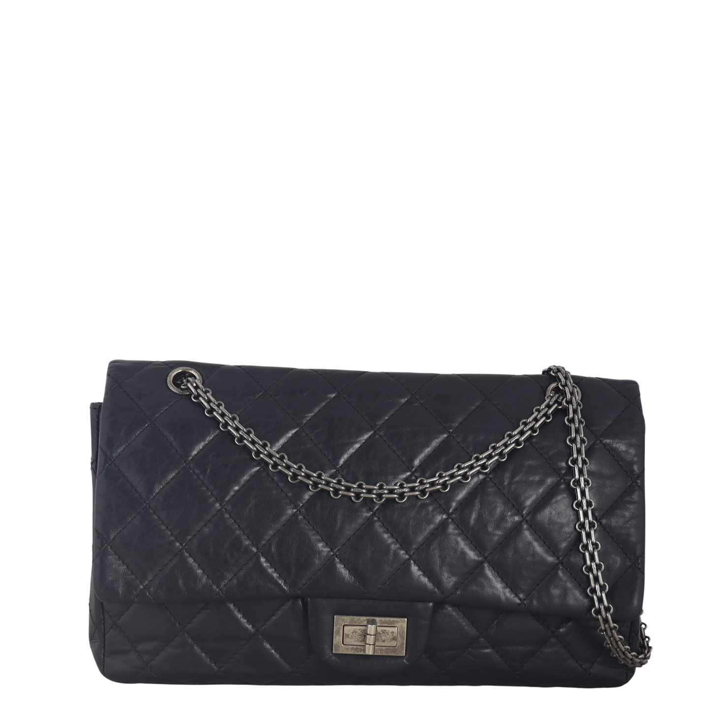 Chanel 2.55 Reissue 227 Double Bag Quilted Black Crossbody Bag Bag 16122025