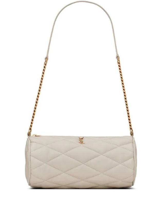 YSL Saint Laurent Saint Laurent Trending Tube Quilting Shoulder Bag White Small