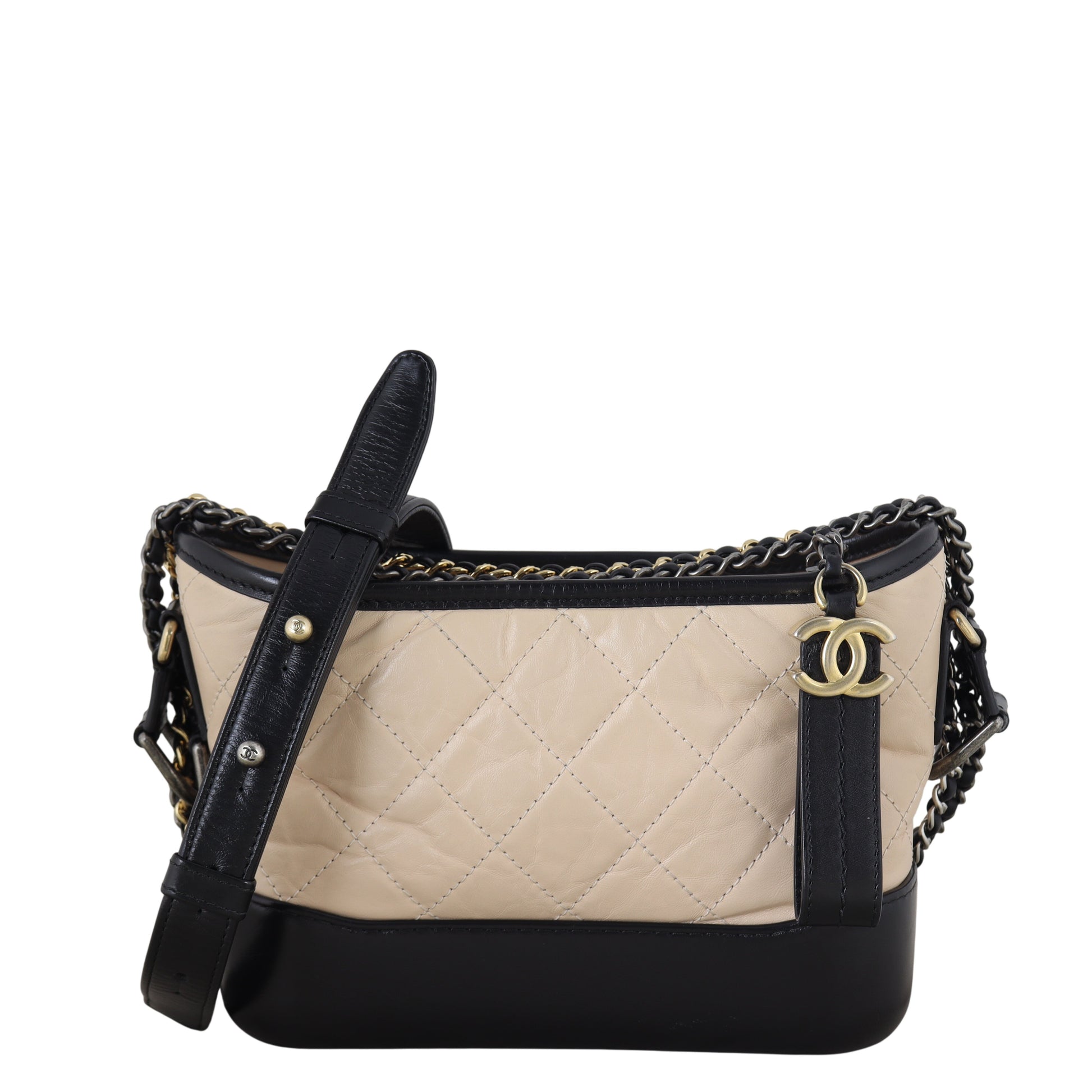 Chanel Gabrielle Hobo Quilted Mini Crossbody Bag