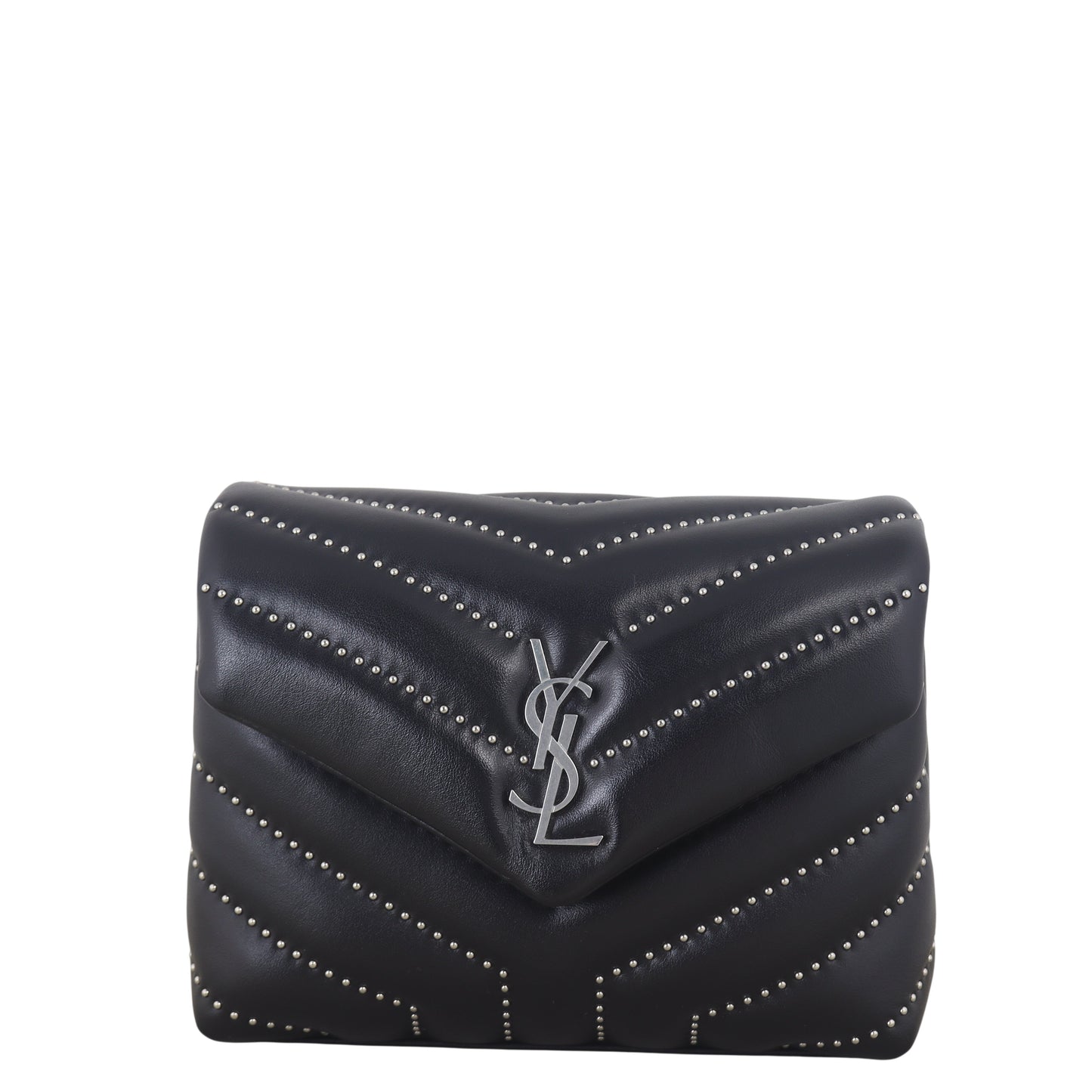 YSL Saint Laurent Saint Laurent Toy Loulou Studded Crossbody Bag