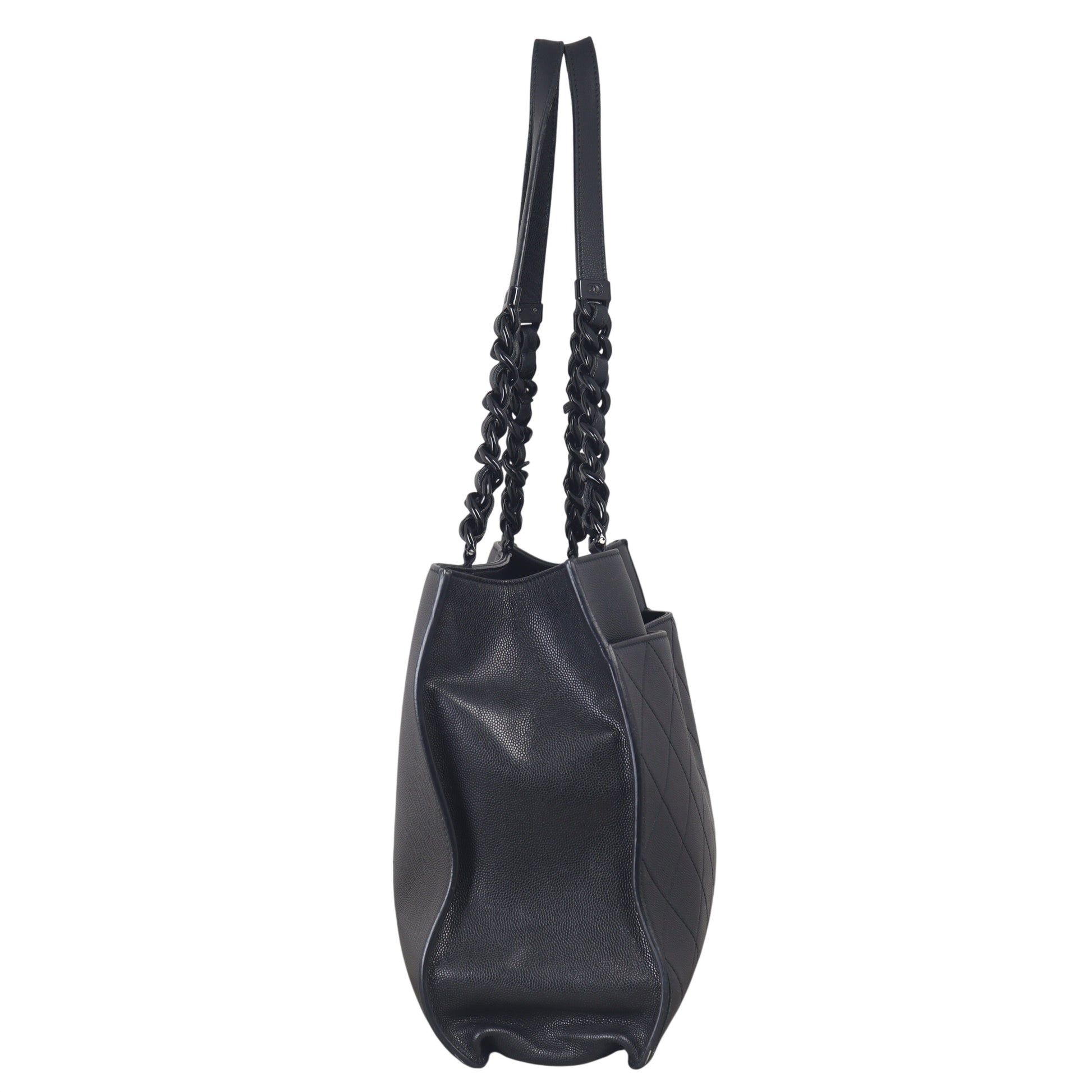 Chanel My Everything Tote Quilted Black Shoulder Bag