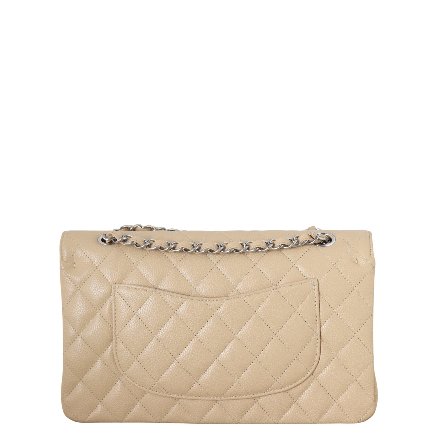 Chanel Classic Double Caviar Handbag Quilted Medium Shoulder Bag Caviar 12012026