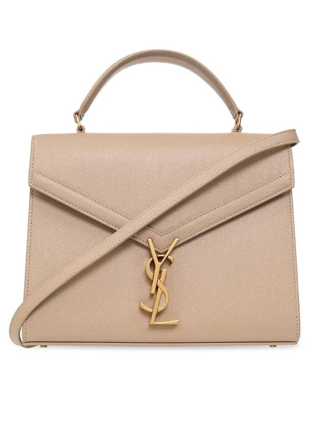 YSL Saint Laurent Saint Laurent Trending Casandra Grain Tote Bag Leather Beige
