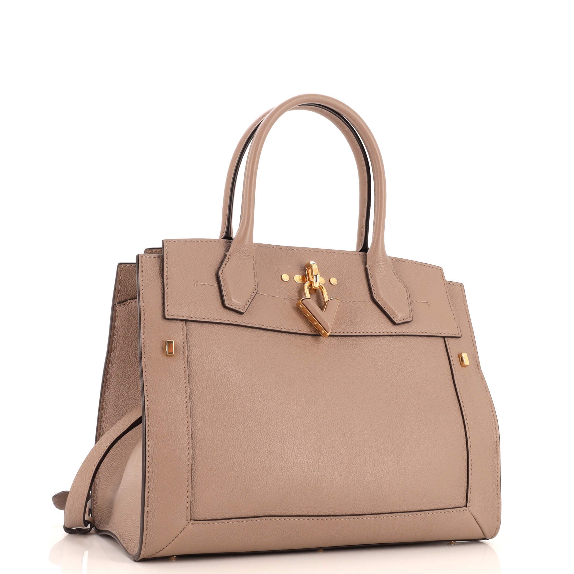 Louis Vuitton Steamer Handbag Mm Leather Travel Bag