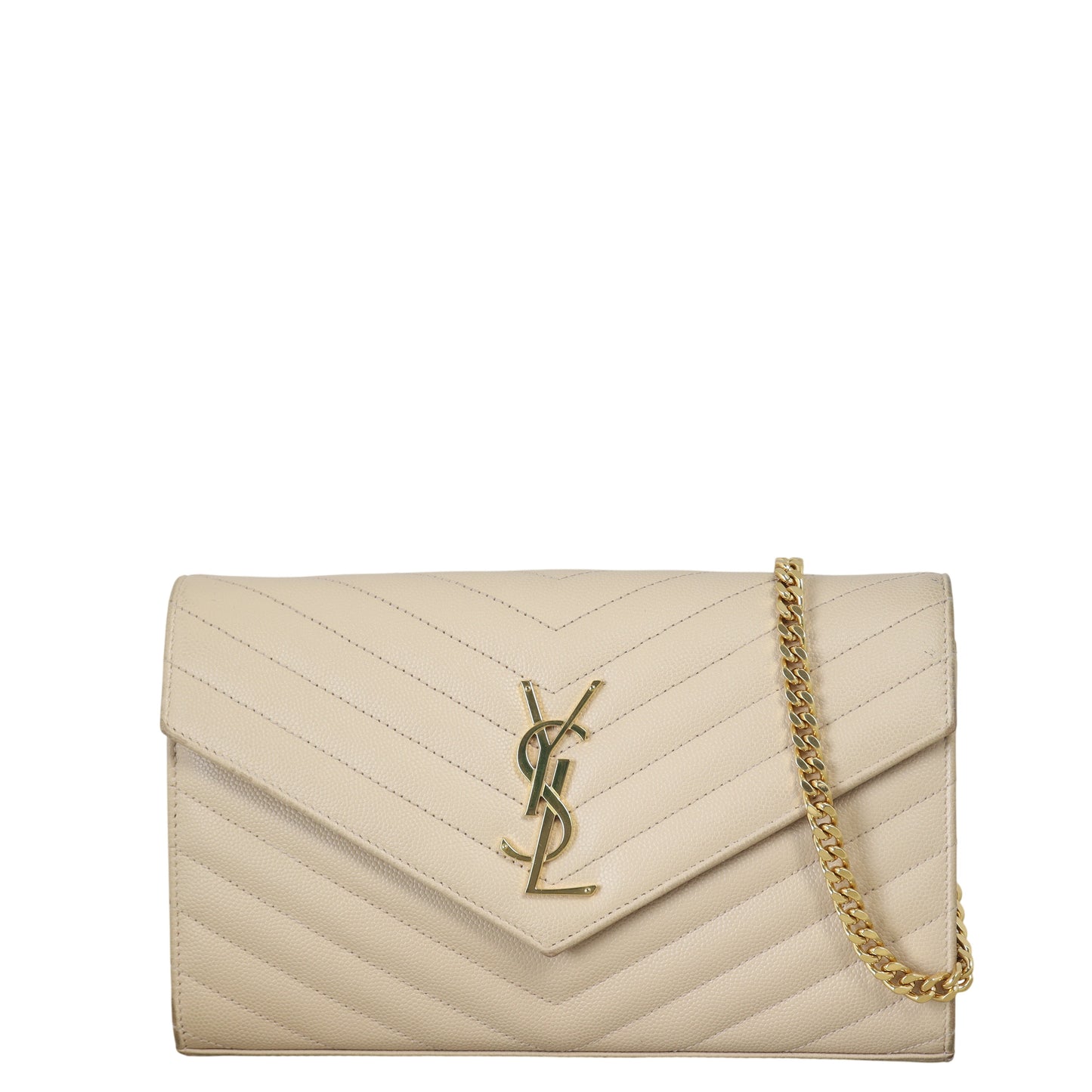 YSL Saint Laurent Saint Laurent Cassandre Wallet Crossbody Bag Chain