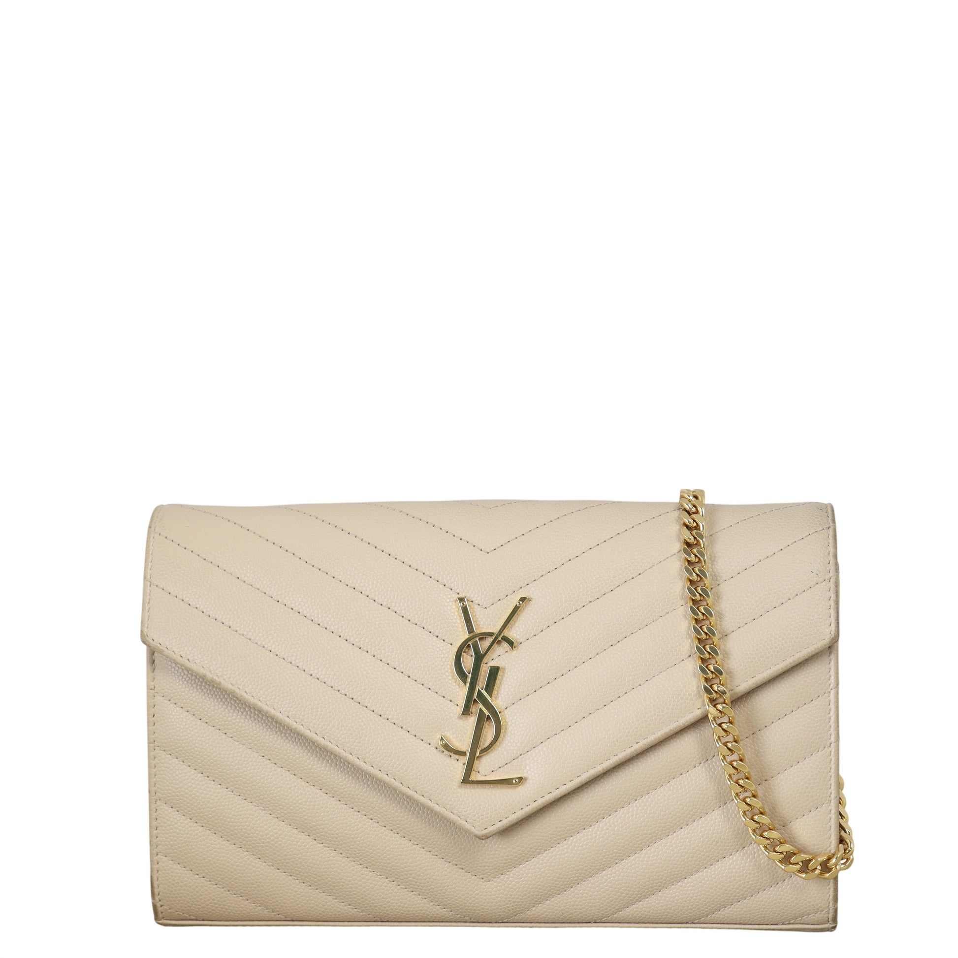 YSL Saint Laurent Saint Laurent Cassandre Wallet Crossbody Bag Chain
