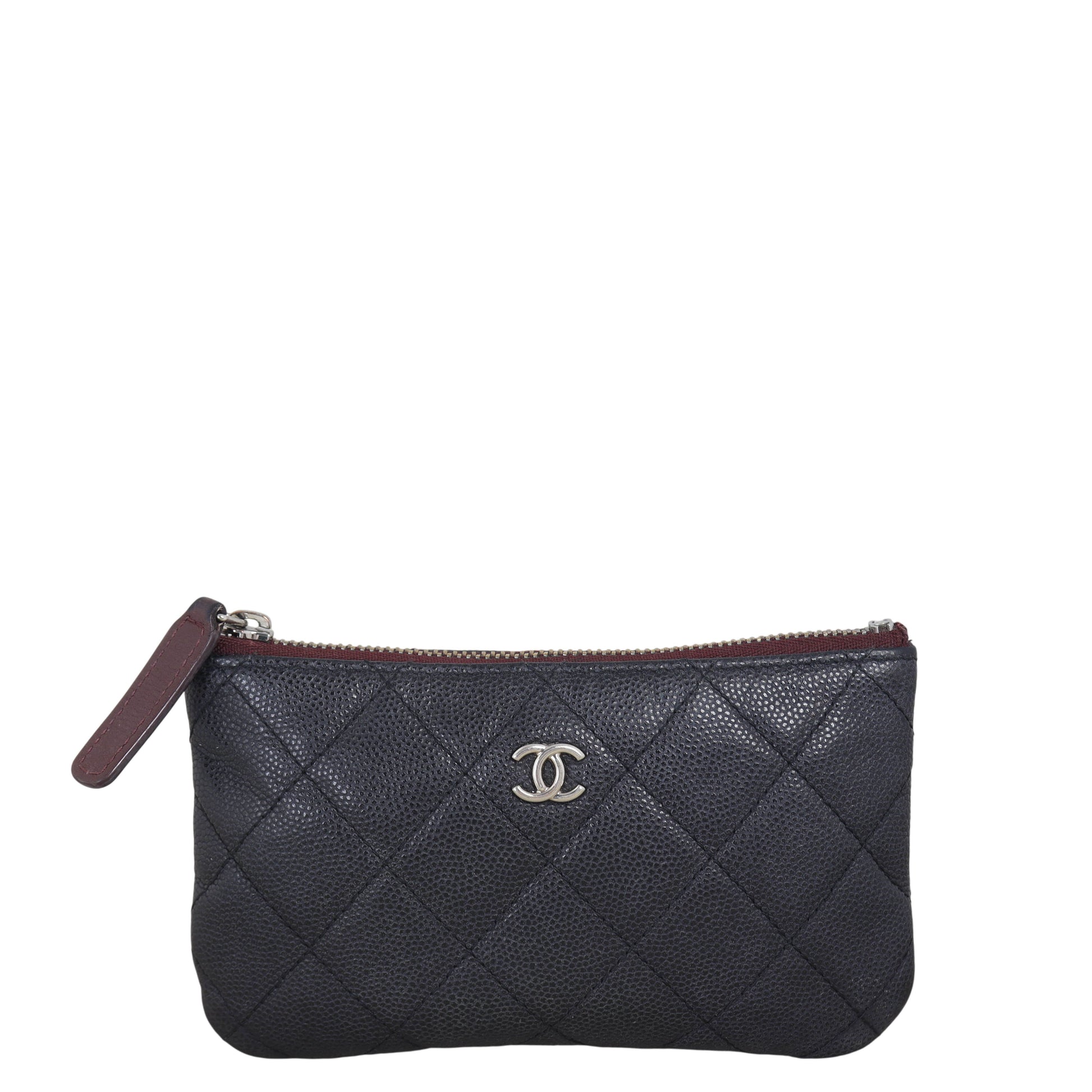Chanel Classic O-Case Handbag Quilted Black Mini Bag