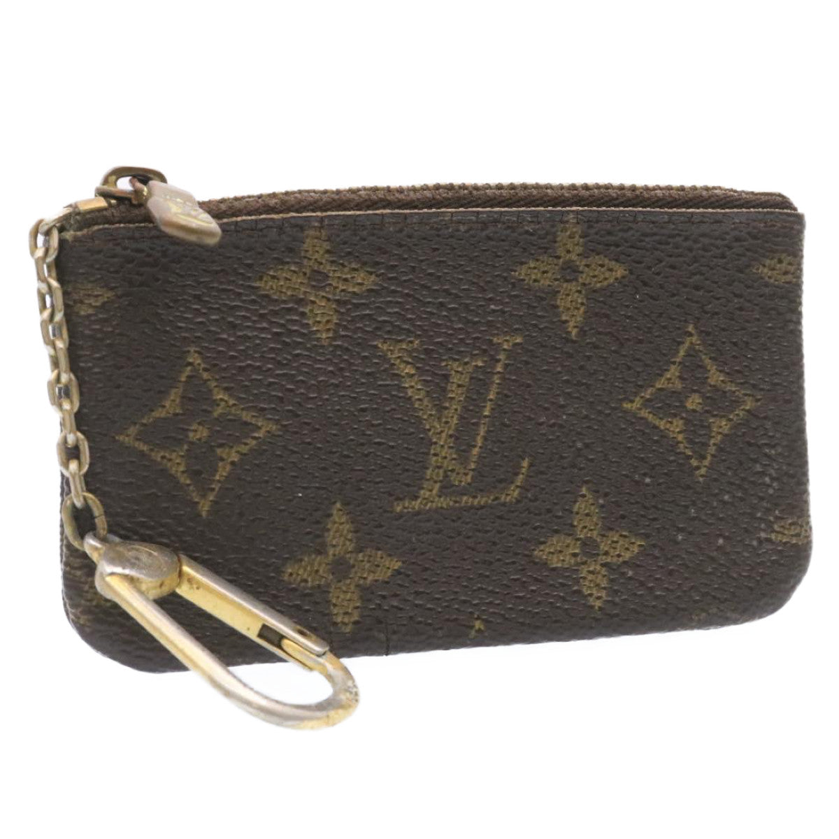 LOUIS VUITTON Monogram Pochette Cles Coin Purse M62650 LV 26540