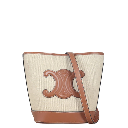 Celine Triomphe Bag Canvas Bucket Bucket Bag