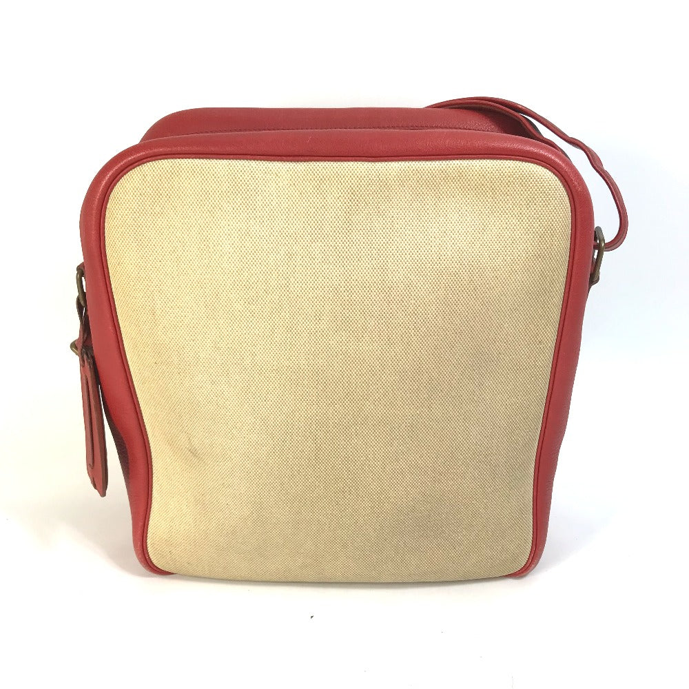 Hermes Shoulder Bag Toruash Victoria Square Women Leather Beige