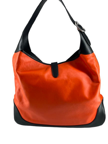 Gucci Jackie Original Shoulder Bag Leather Orange Leather Shoulder Bag Bag