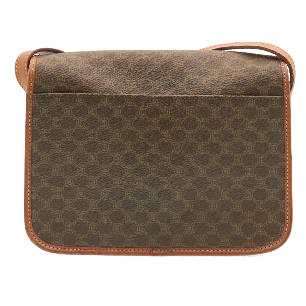 Luxury Macadam Circle Shoulder Bag Canvas Brown