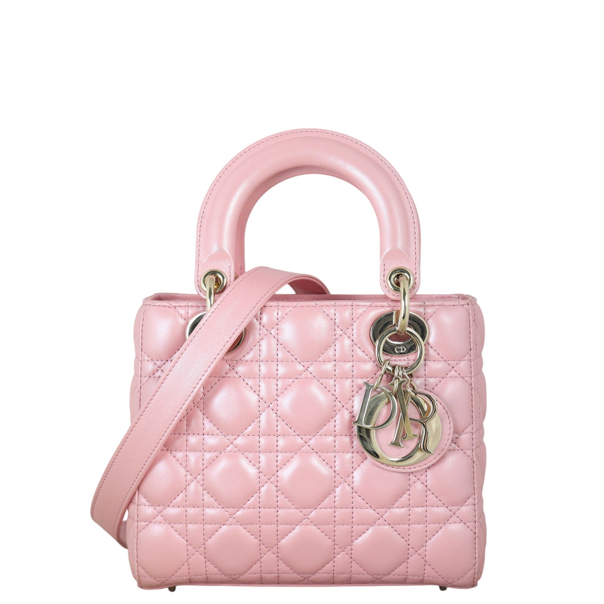 Dior Crossbody Bag Lady 2 Pink Mini Small Shoulder Bag