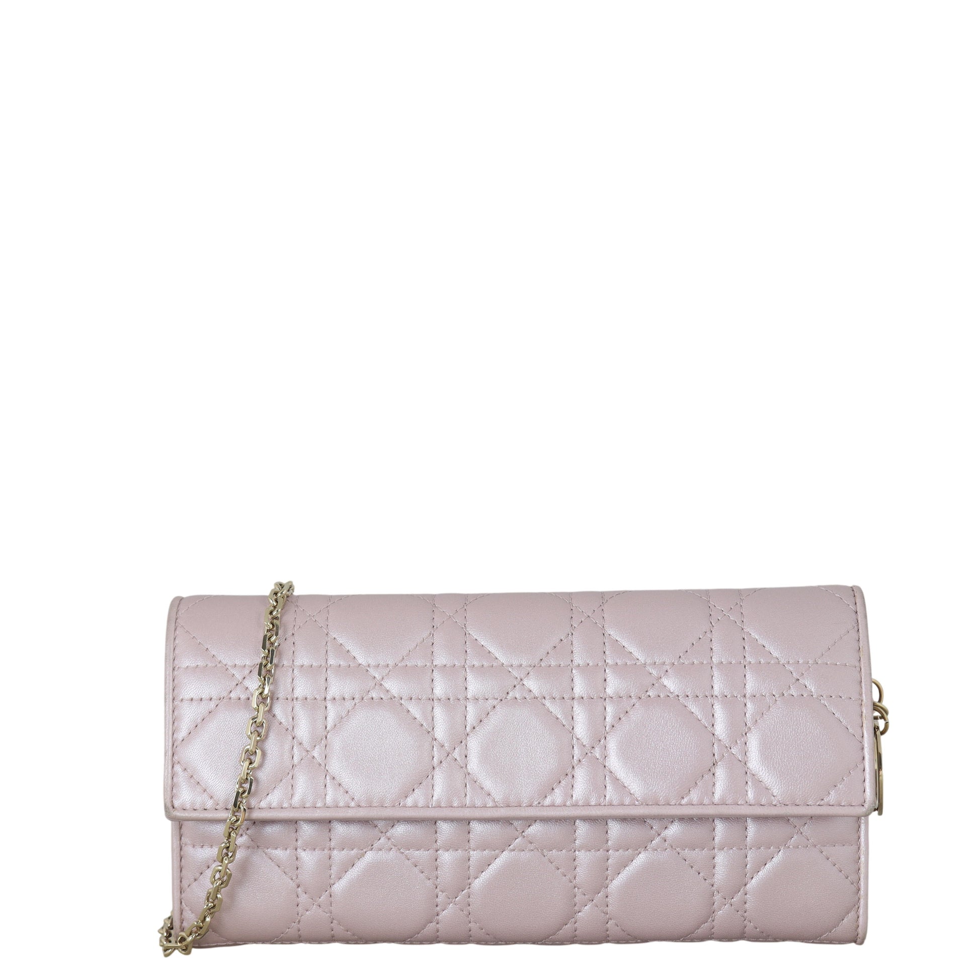 Dior Crossbody Bag Lady Wallet on Pink Mini Small Clutch Bag