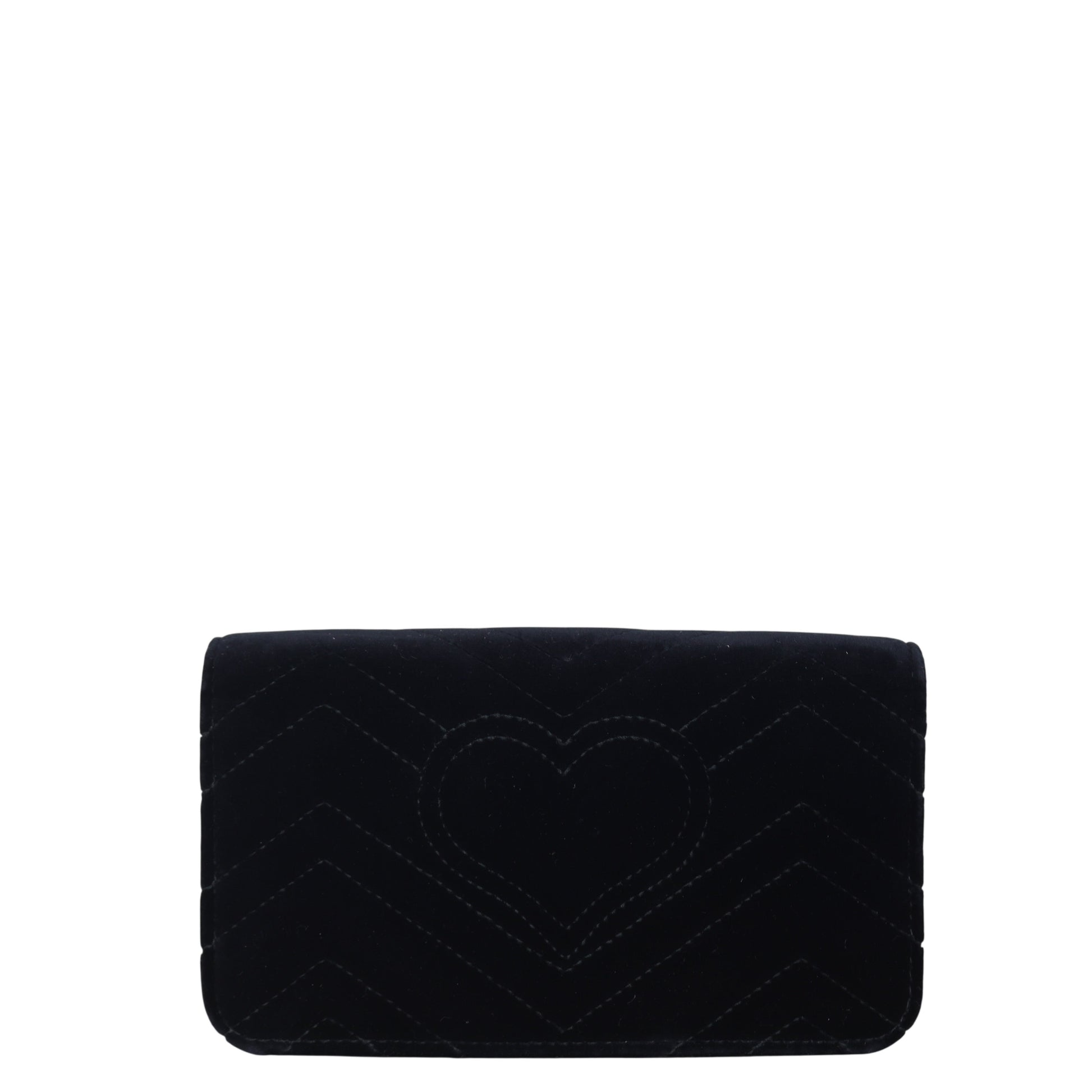Gucci GG Marmont Velvet Super Mini Shoulder Bag