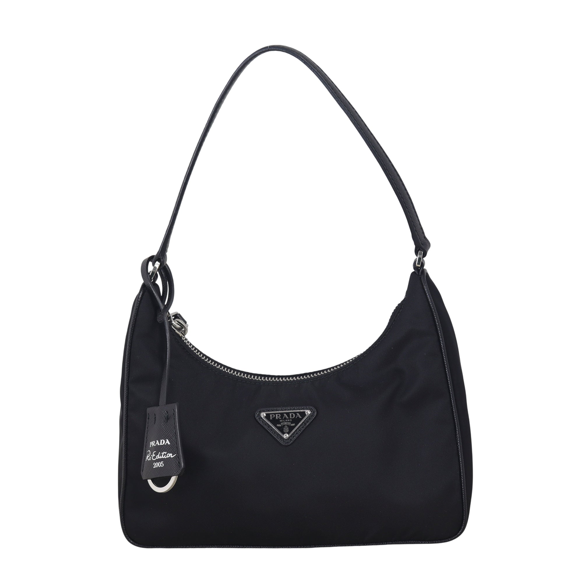 Prada Shoulder Bag Re-Edition Tessuto Bag 3 Nylon Black Mini