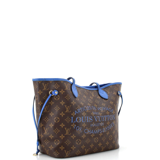 Louis Vuitton Neverfull Tote Limited Edition Ikat Mm Canvas Monogram Tote Bag