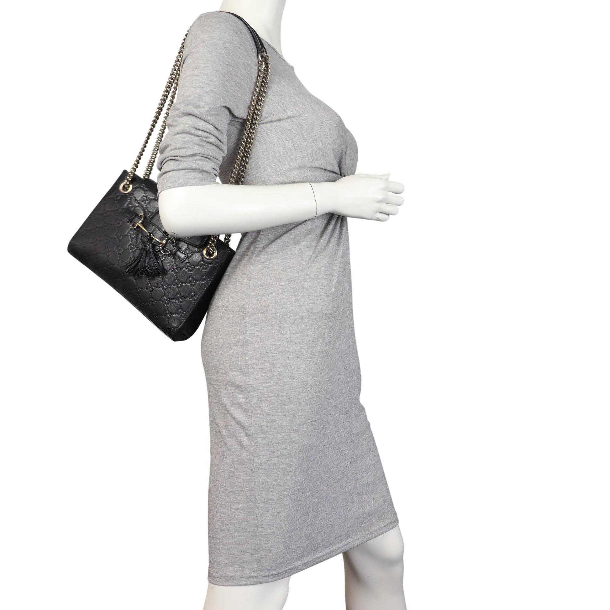 Gucci Emily Guccissima Small Chain Shoulder Bag