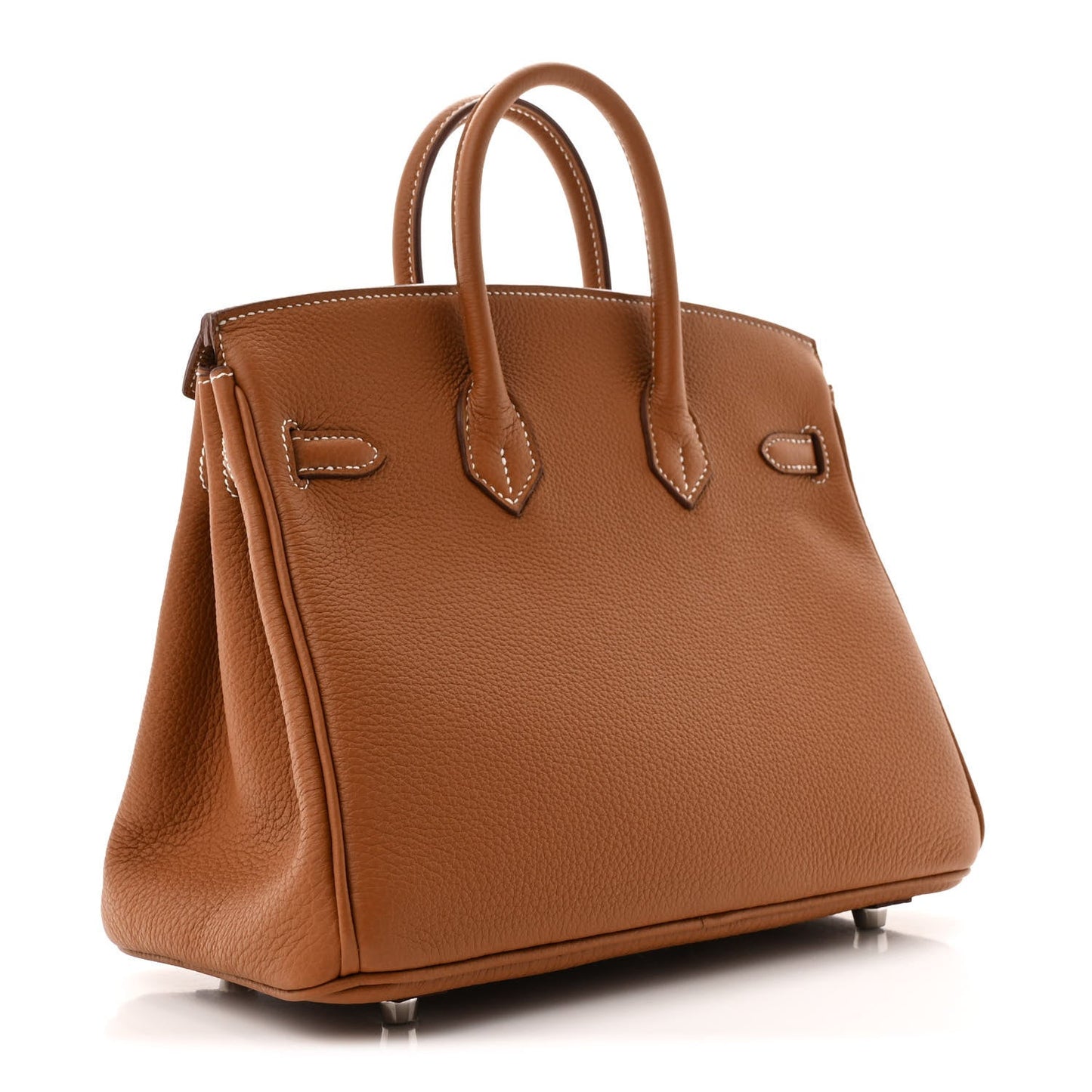 Hermes Togo Birkin Handbag Gold Travel Bag 25 Gold 1745939