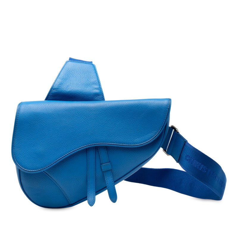 Dior Saddle Bag Shoulder Bag Leather Maxi