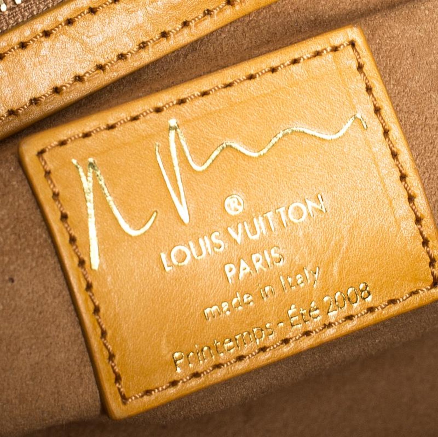 Louis Vuitton Jamais Aquarelle By Richard Prince Handbag