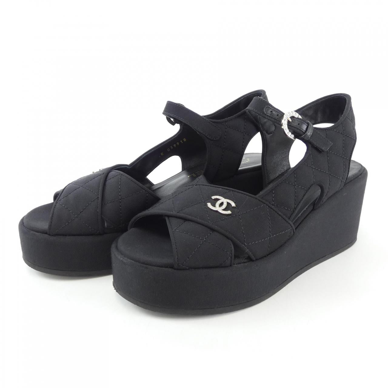 Chanel G39918X05912 Grograin Sandals