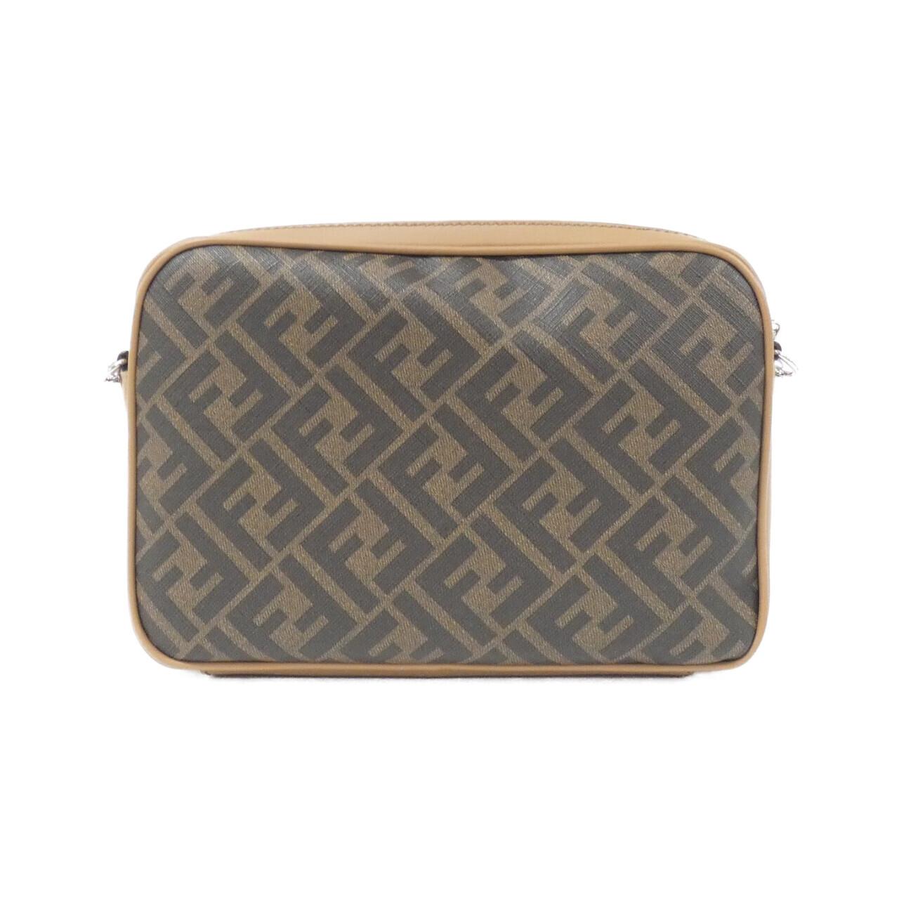 Fendi 7Va607 Alka Coated Shoulder Bag Canvas