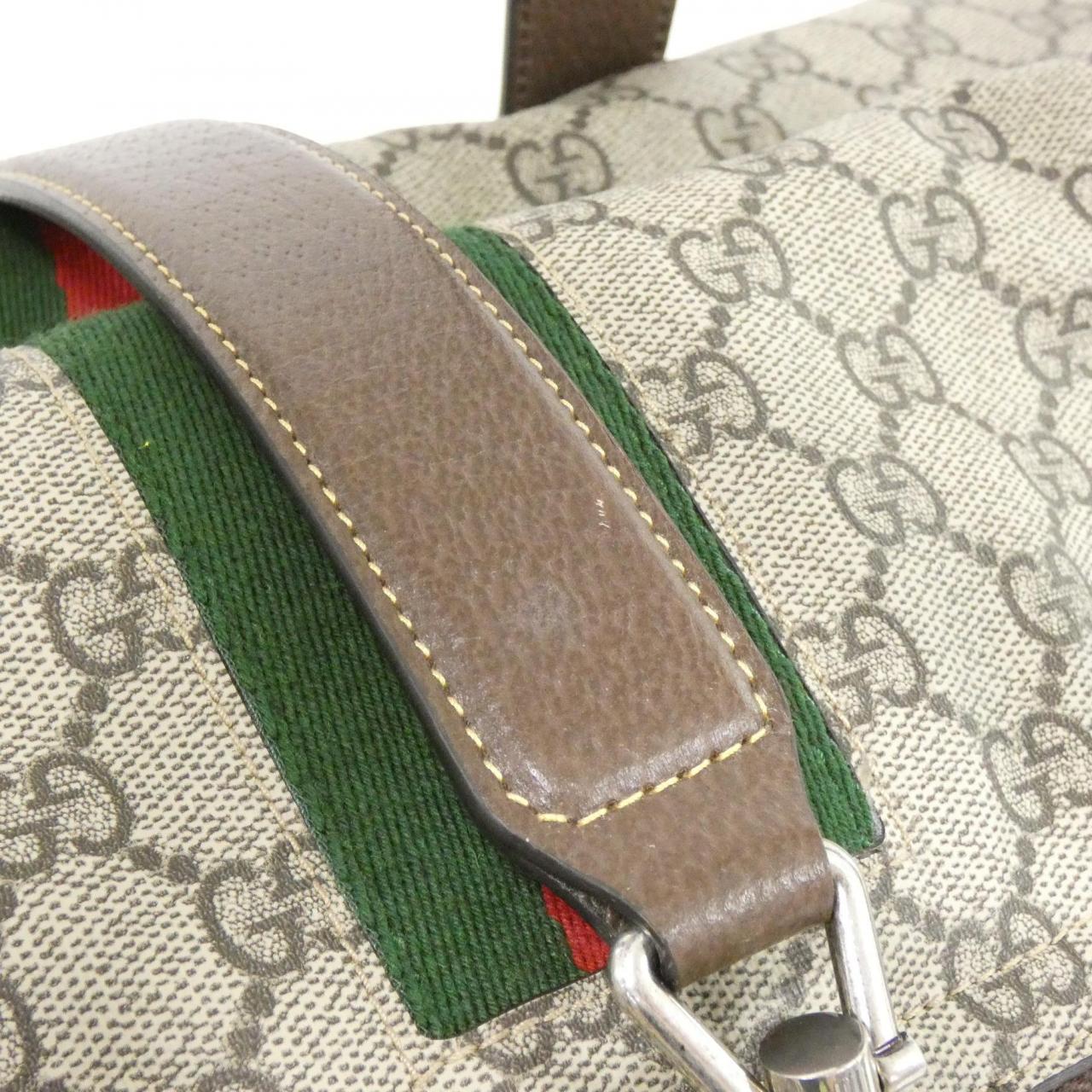 Gucci Jackie Supreme Tender Boston Bag Canvas Travel Bag