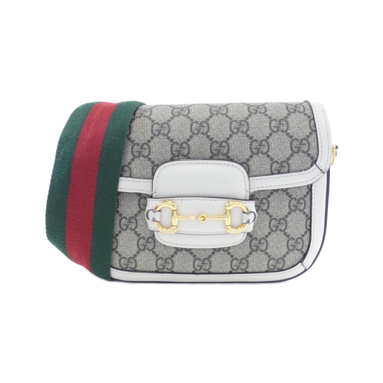 Gucci Horsebit Supreme Shoulder Bag Canvas Bag 2