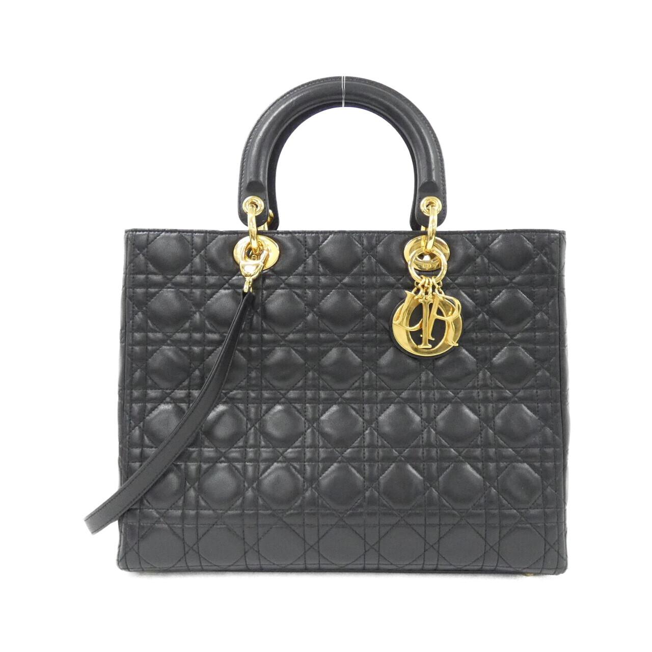 Dior Christian Lady Bag Lambskin Travel Bag