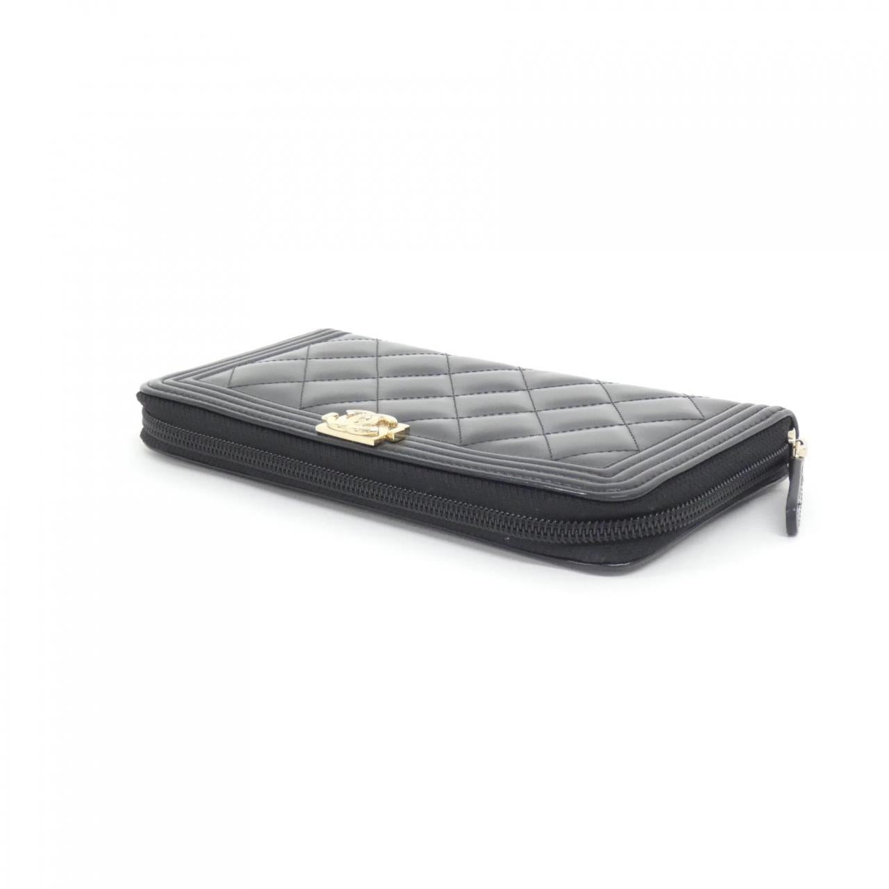 Chanel Boy Chanel Calfskin Long Wallet