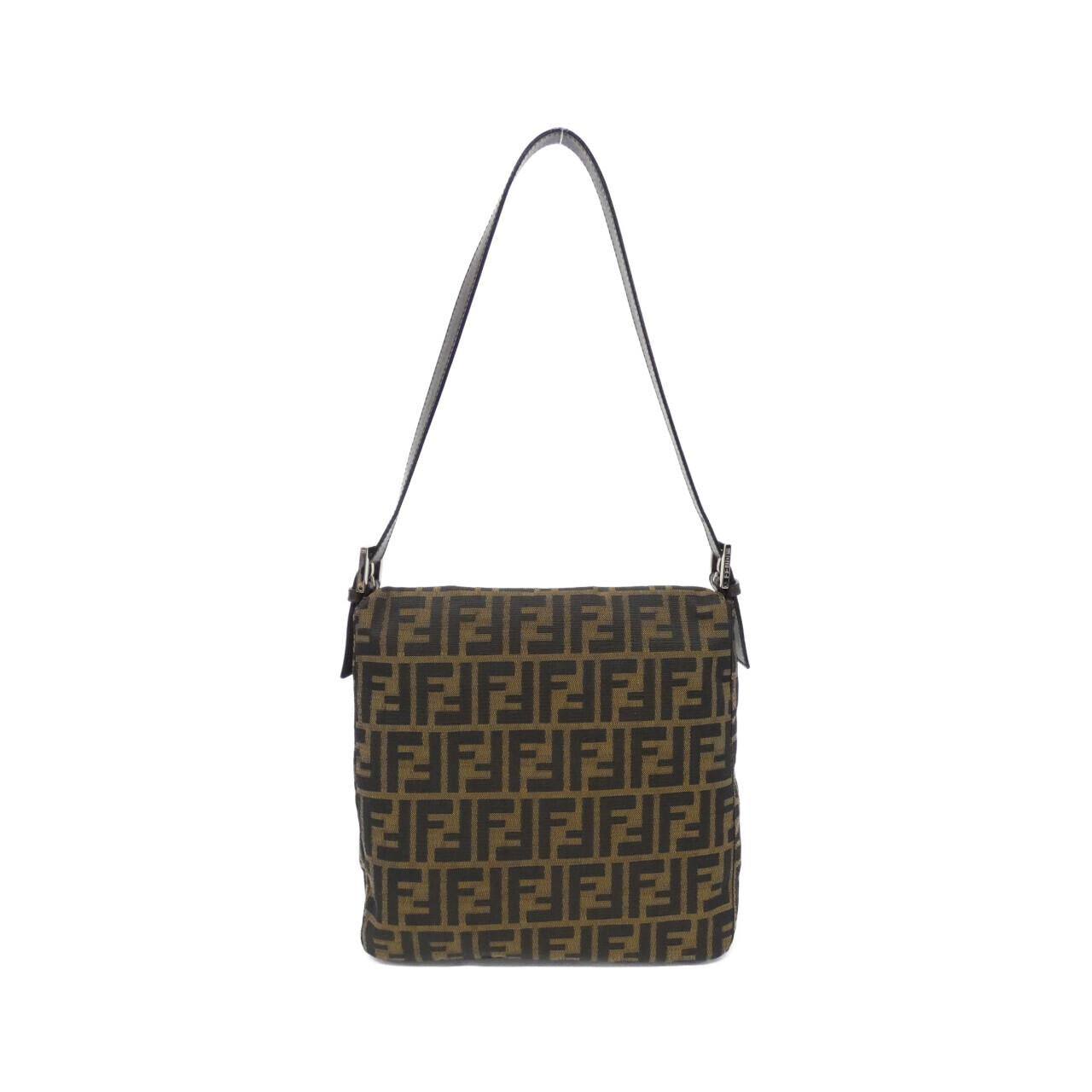 Fendi Mamma Baguette Shoulder Bag Canvas