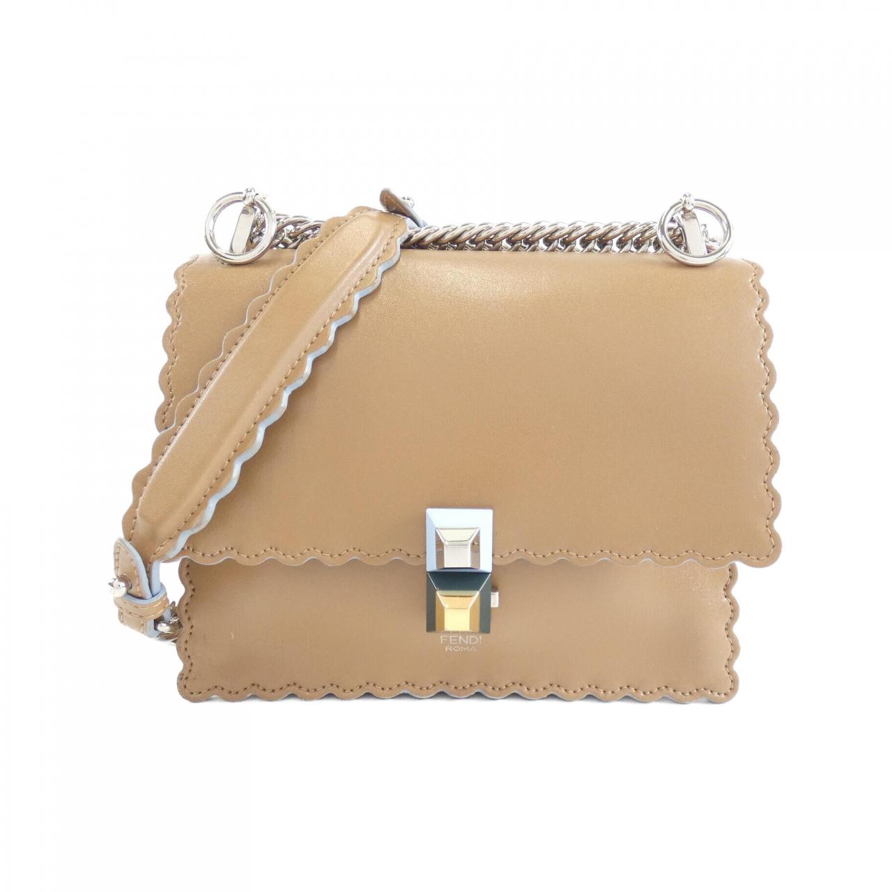 Fendi Kan Calf Shoulder Bag Mini