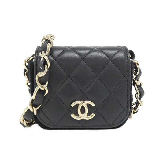 Chanel AP2532 Lambskin Knit Chain Clutch
