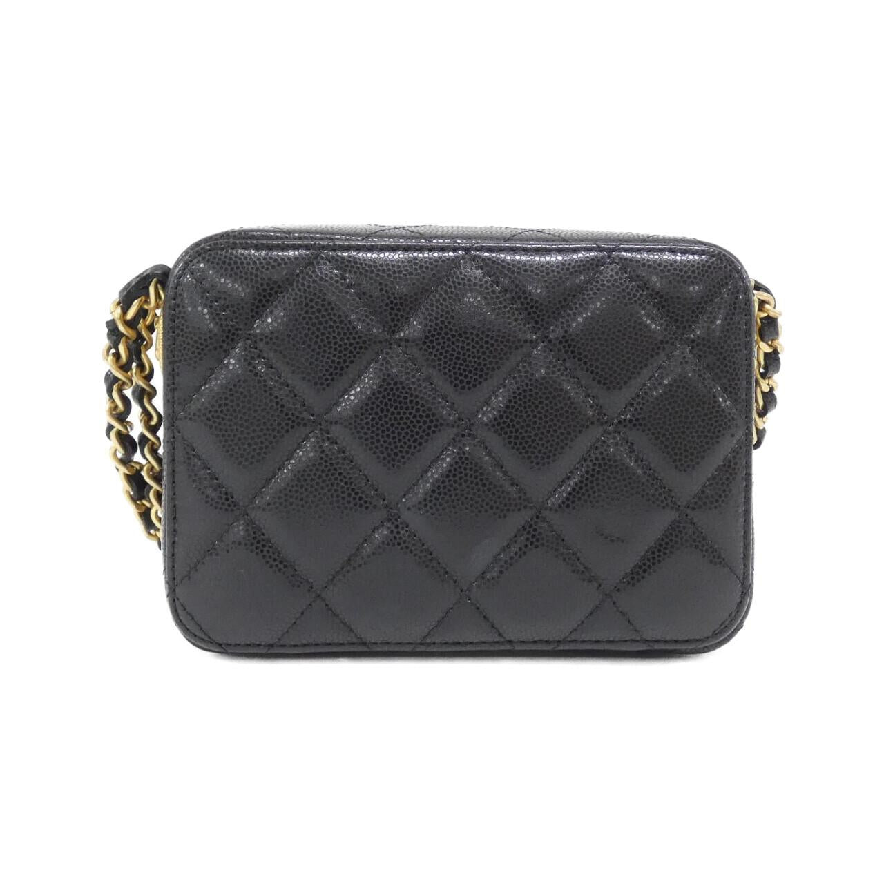 Chanel AP2858 Caviar Skin Chain Clutch