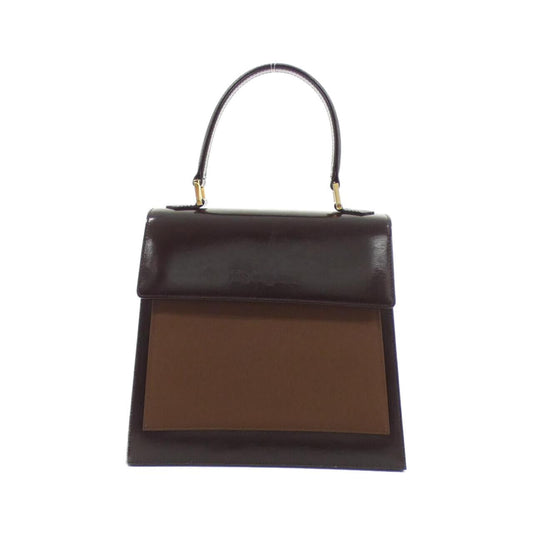 YSL Saint Laurent Yves Bag Leather Nylon Travel Bag