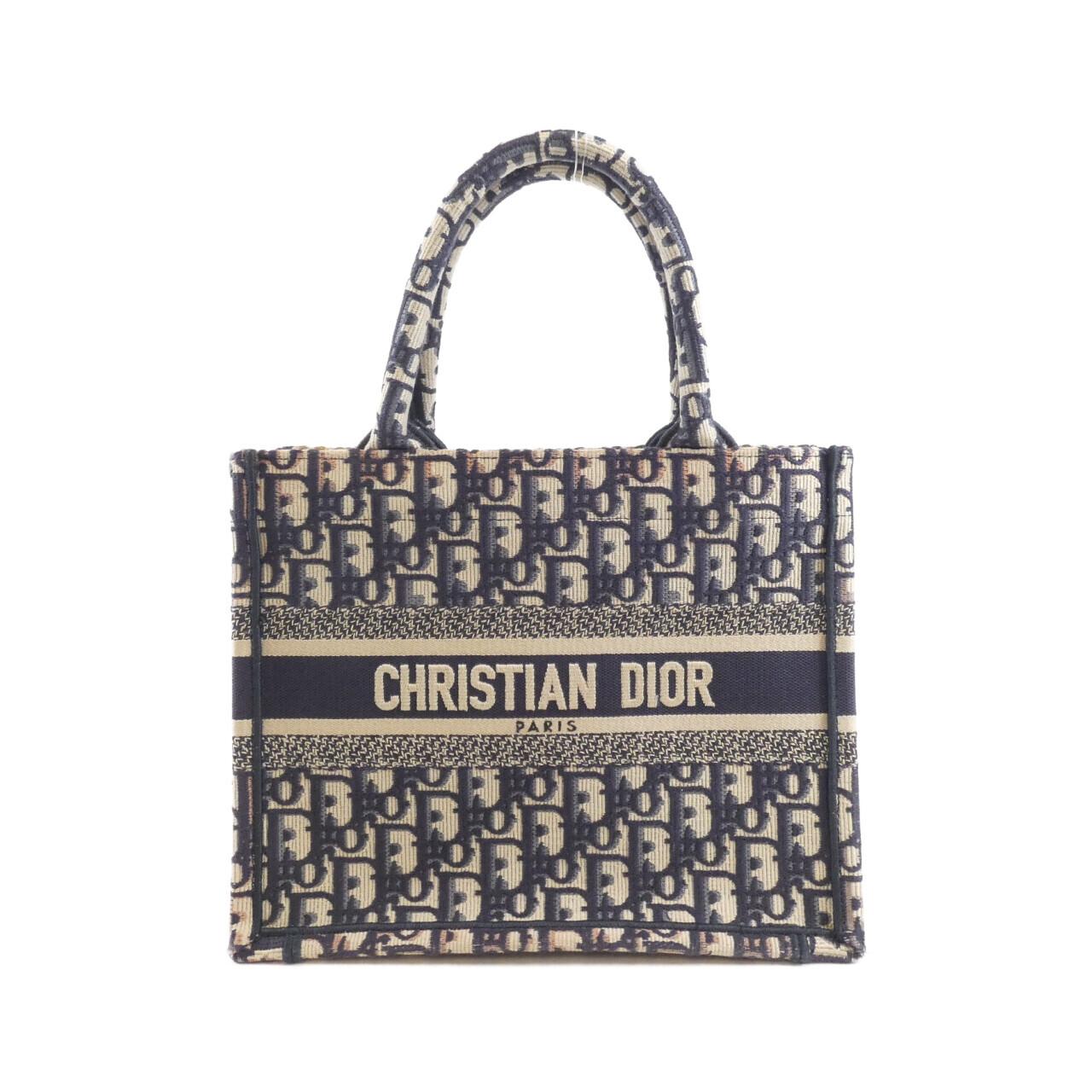 Dior Christian Book Tote Oblique Tote Bag Canvas