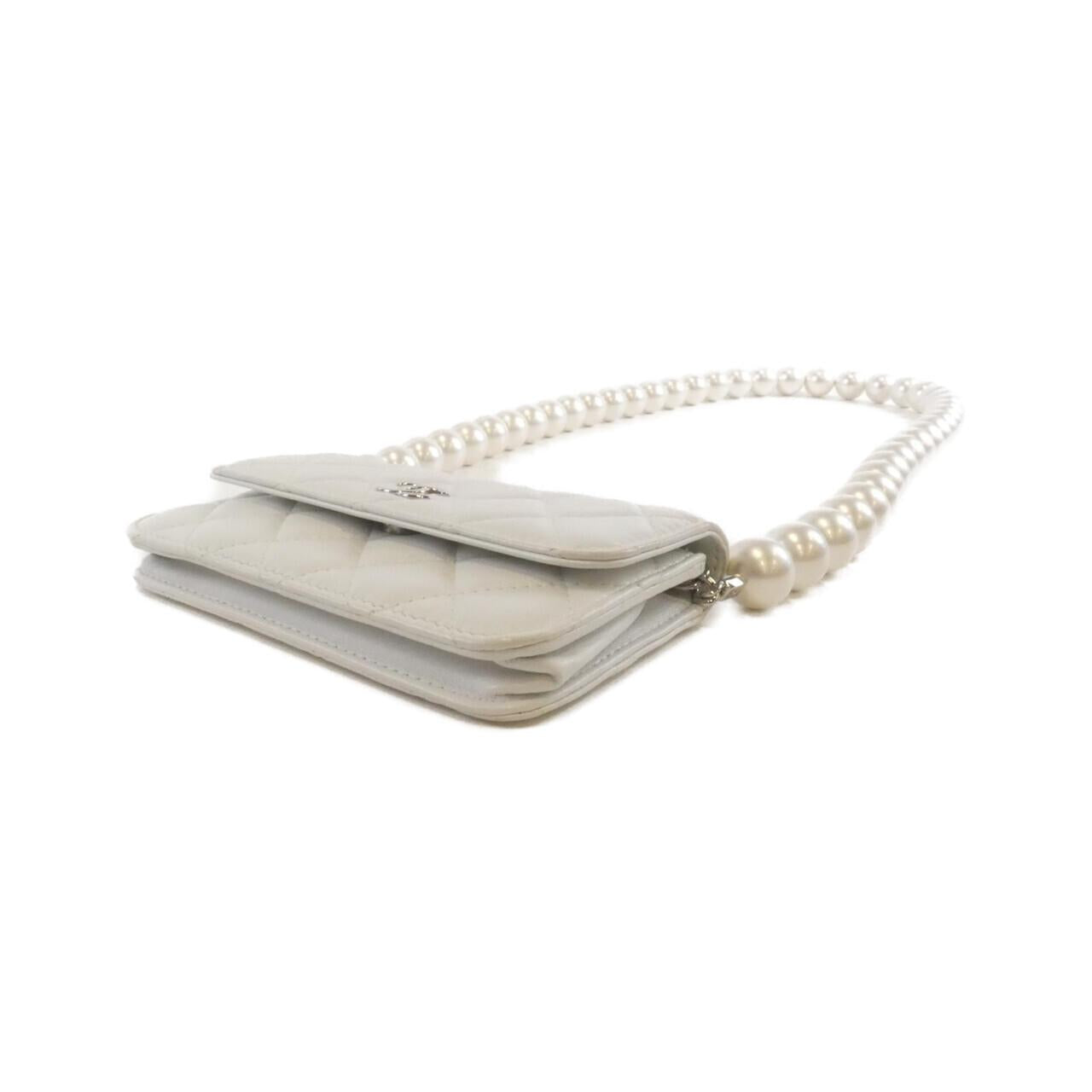 Chanel AP1898 Calfskin Pearl Wallet