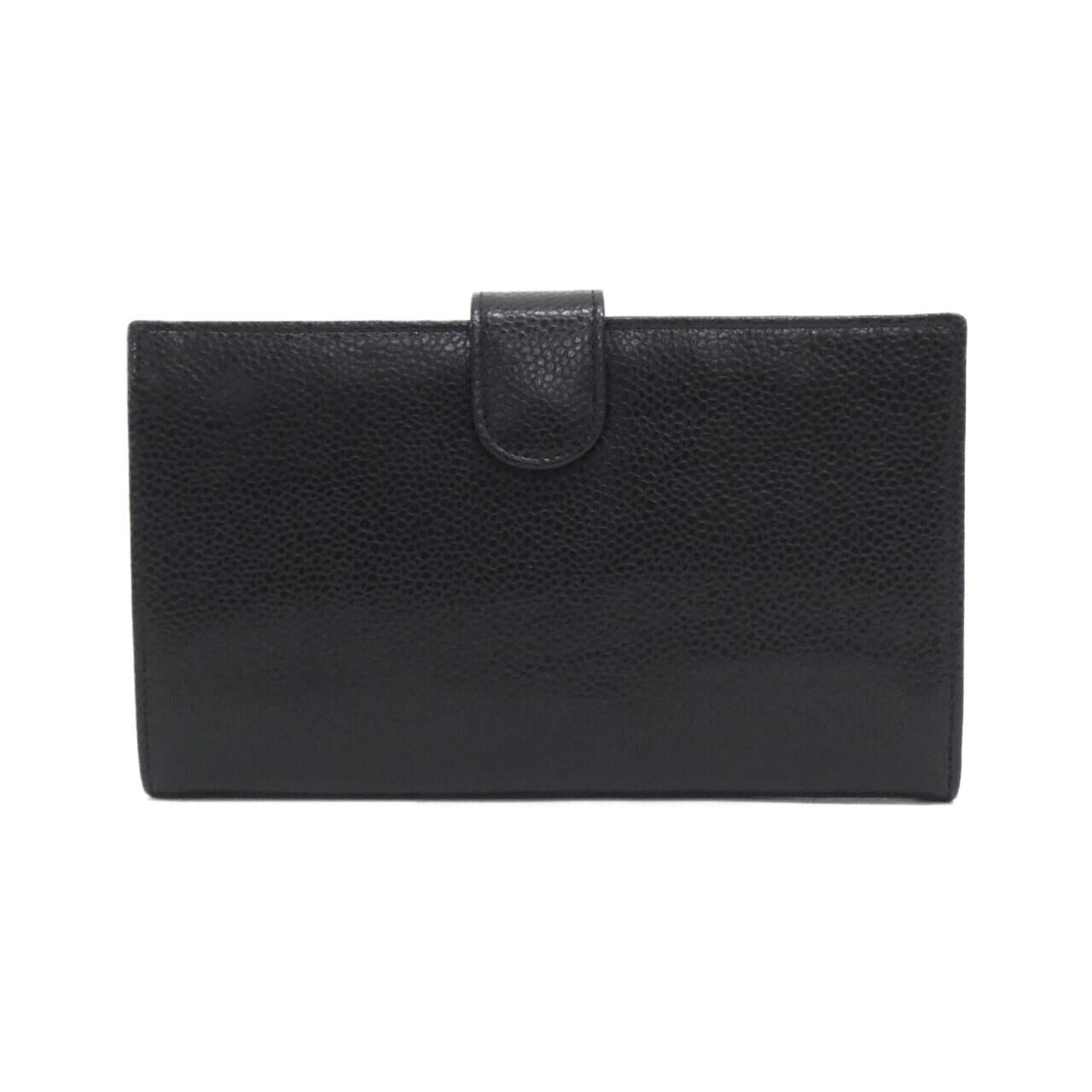 Chanel Timeless CC Caviar Skin Long Wallet