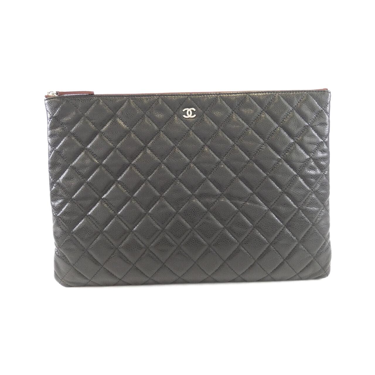 Chanel Timeless Classic Caviar Skin Pouch Bag