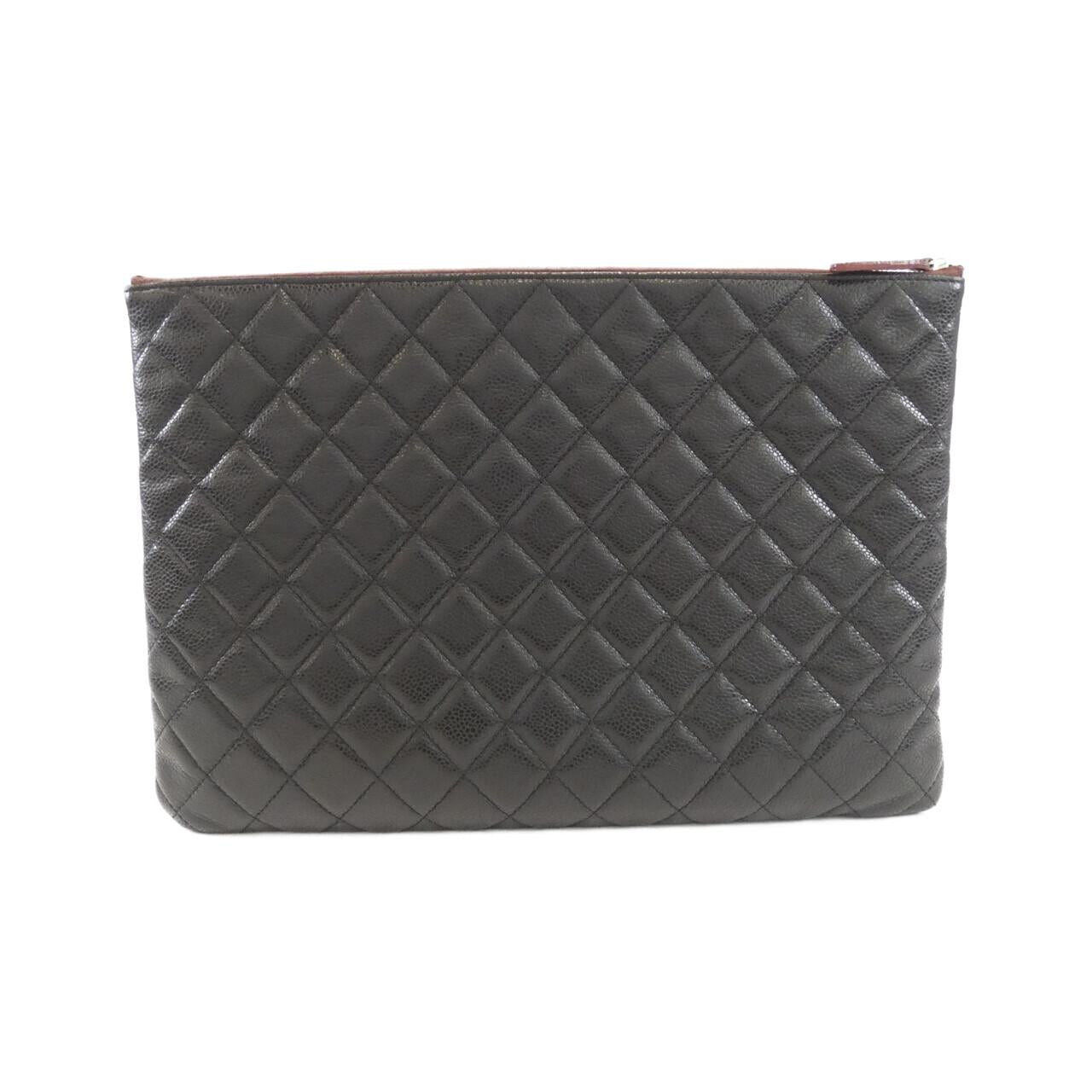 Chanel Timeless Classic Caviar Skin Pouch Handbag