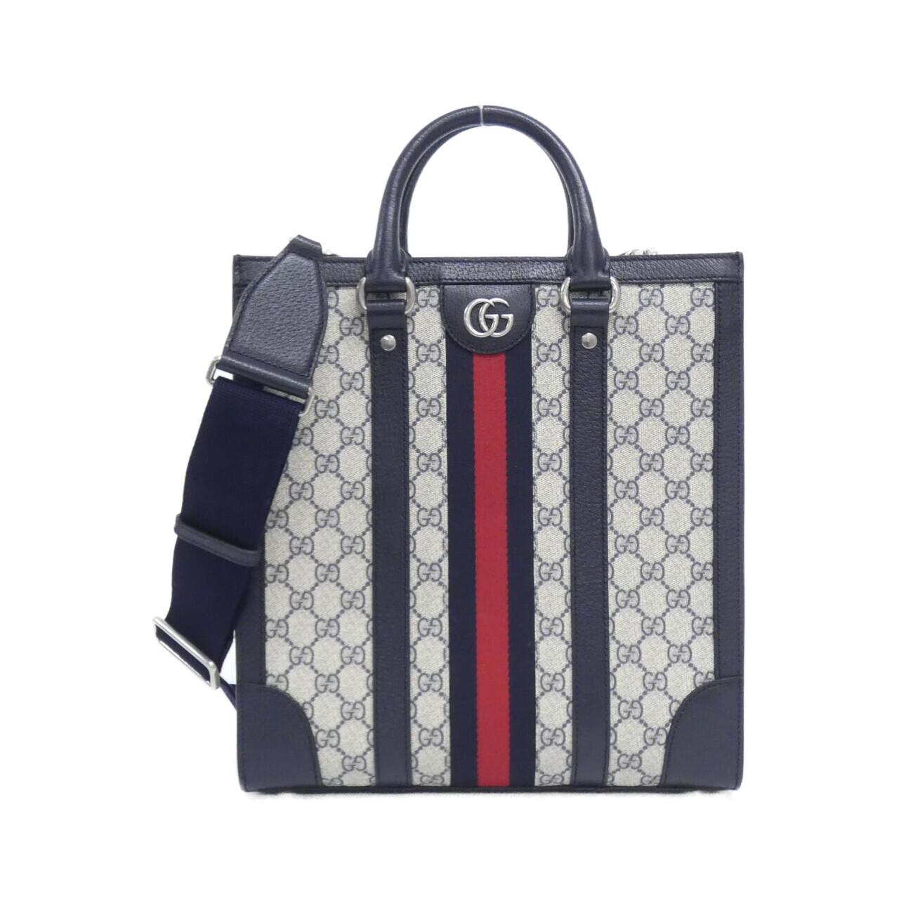 Gucci Ophidia Supreme Bag Leather Canvas Travel Bag