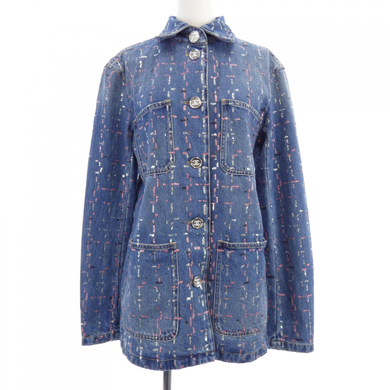 Chanel METIERS D’ART LOOK 38 Denim Jacket