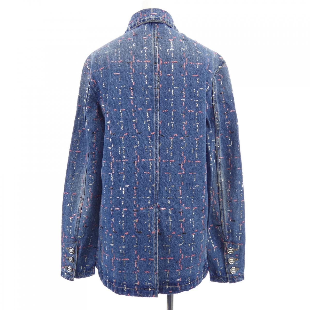 Chanel METIERS D’ART LOOK 38 Denim Jacket