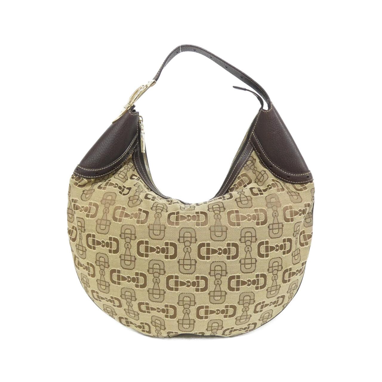 Gucci Shoulder Bag Leather Canvas Bag 16